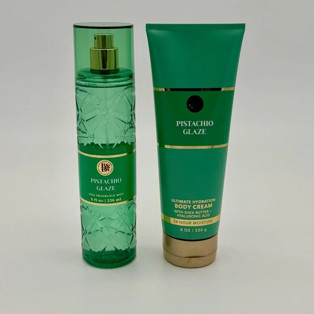Bath and Body Works Pistachio Glaze Everyday Luxuries Body Care Gift Set NWT